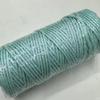 4mm Waterproof Hot Sale Colorful DIY Craft Twine Satin Cord Twisted Cord Natural Macrame Cotton Rope for Bags & Shoes