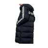 Li Ning Antivento Caldo Lungo Spesso Confortevole Piumino Uomo Capispalla Nero YYMU187-1