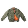 Normanlong Men's Air Force MA-1 Pilot Jacket - Lightweight Nylon Bomber for Spring/Fall