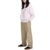 Nike Loose Fit Solid Color Comfortable Sports Pants Kids Bottoms Khaki FN9215-247