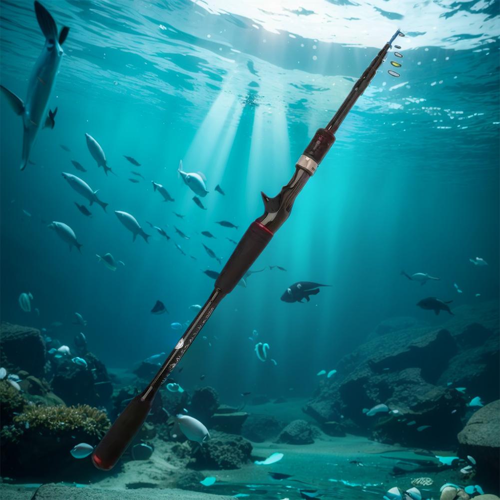 Telescopic Fishing Rod Carbon Fiber Fishing Pole Spinning Casting Rod for River Lake Reservoir Ice Fishing and So