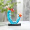 Light Luxury Home Accessories Living Room Entrance Office Crafts Fish Leasing Dragon Door Wine Cabinet Soft Decoration Ornaments