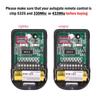 433MHz 330 Mhz 2 Keys RF Wireless Remote Control 8 Dip Switch Auto Gate For Gate Garage Door Opener Universal Remote Control
