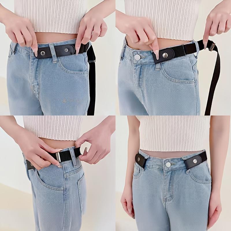 3pcs,Neutral Jeans Belt-adjustable, Suitable for Casual and Formal Wear, Hand Washable, Pairs with Dresses |Travel Friendly Belt