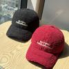 New Hat for Women in Autumn and Winter Thickened and Warm Lamb Wool Korean Version Fashion Versatile Duck Cap Student Plush Baseball