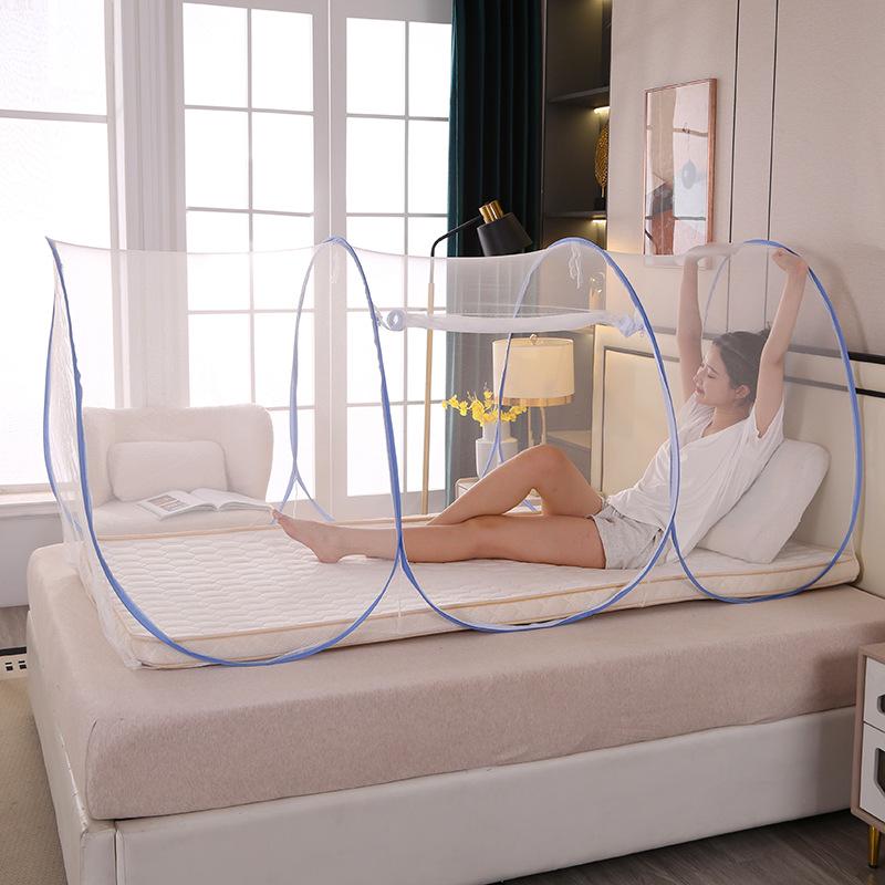 Portable Outdoor Mosquito Net Tent - No Installation, Mongolian Yurt Style, Insect Protection for Europe and America.