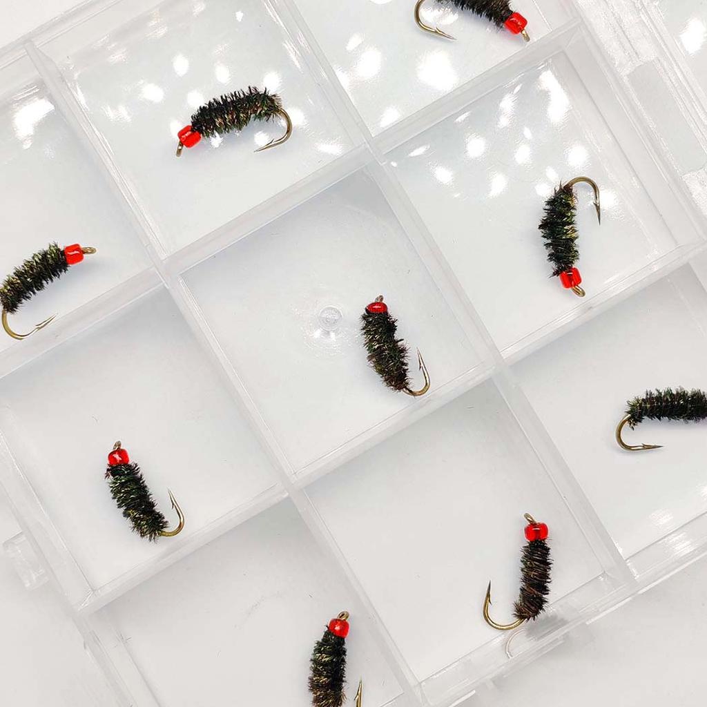 2Boxes Bundle(Total 18Pcs Flies)- Fly Fishing Flies Artificial Wet Flies Bait for Flishing Trout/Bass Artificial Nymphs Bait