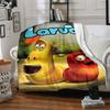 1pc Larva Worms Blanket Versatile for Couch, Office Bed