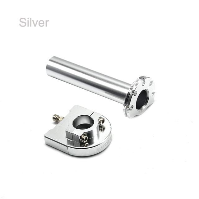 ZSDTRP 7/8" Aluminum Throttle Grip Twist Quick Action Gas Throttle Settle With Cable For Dirt Pit Bike 50cc 110cc 125cc