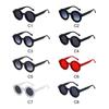 Punk Round Frame Sun Glasses Luxury Hip Hop Shades Trendy Steampunk Sunglasses  for Women & Men