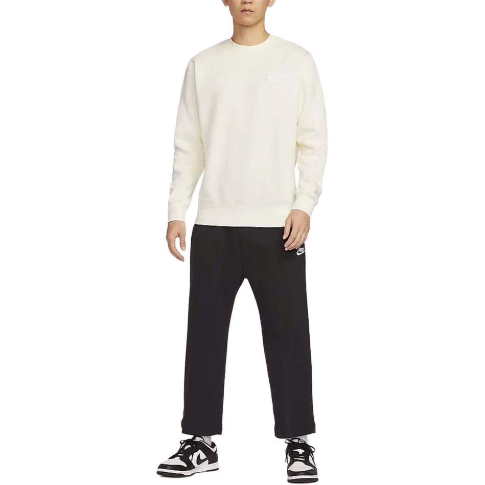 Nike Hanorac Club Fleece cu gât rotund pentru bărbați Topuri Sail BV2663-133