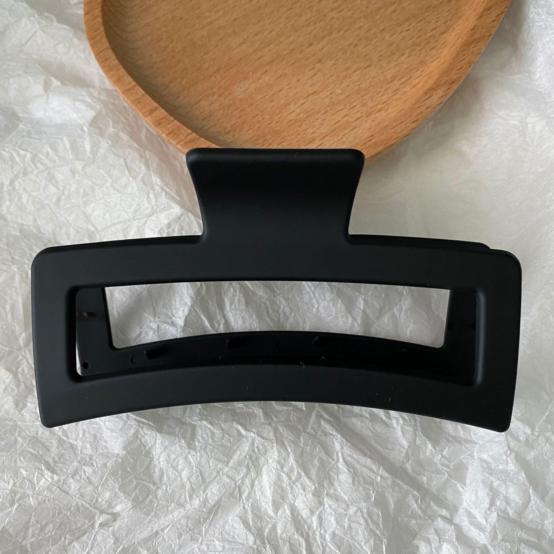 

Большой 13 см Ретро Прямоугольный Зажим-Краб – Высококлассная Матовая Заколка для Волос для Женщин, Зажим-Краб для Волос для Объёмной Причёски.