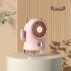 Mini Cartoon Desktop Air Cooler: USB-Powered Refrigeration & Humidifying Spray Fan
