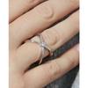 Bague - LUXENTER - Rai - Finition argent - Plaqué rhodium - Épaisseur 14,5 mm