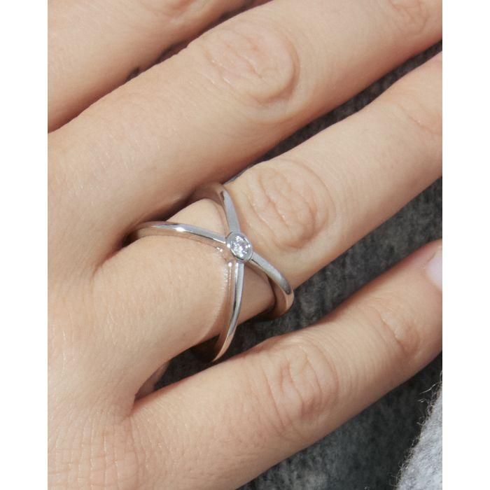 Bague - LUXENTER - Rai - Finition argent - Plaqué rhodium - Épaisseur 14,5 mm