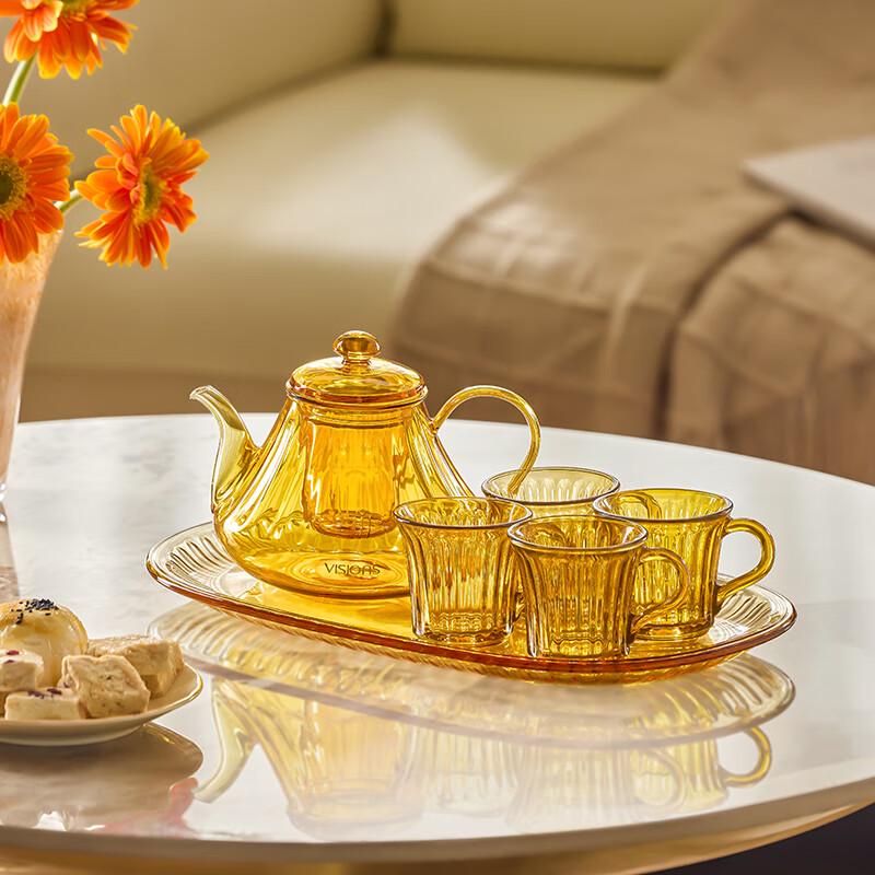 VISIONS Crystal Flower Teapot Set