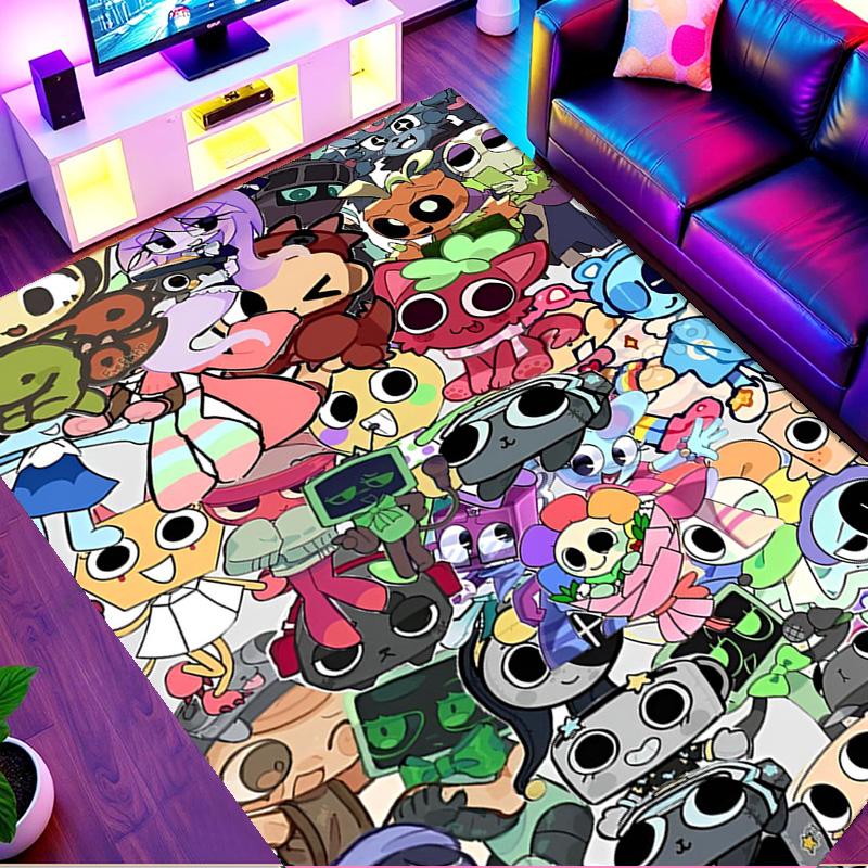 Dandy's World Print Rug, Washable Floor Carpet, For Entryway Dorm Laundry Room Office Study, Home Decor Birthday Christmas Gift