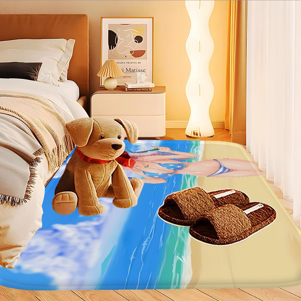 Super Sonico Manga Kitchen Mat Cheaper Anti-slip Modern Living Room Balcony Printed Modern Home Decor