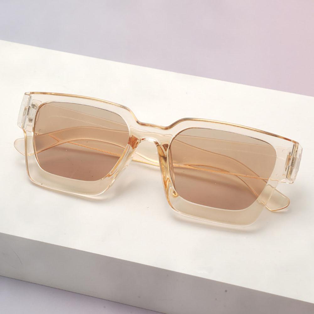 Thick Frame Eyewear Uv-Protection Square Frame Sunglasses Unisex Sunglasses Multi-Purpose Plastic Sunglasses For Outdoor Sports