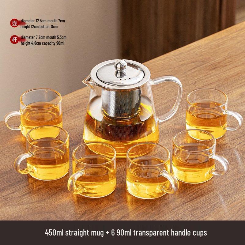 Shangqi 7-Piece Chinese Glass Tea Set