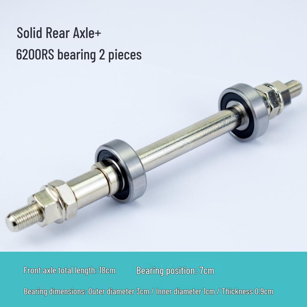 Mountain Bike Ball Bearing Conversion Kit for Front and Rear Axles (6000RS, 6200RS)