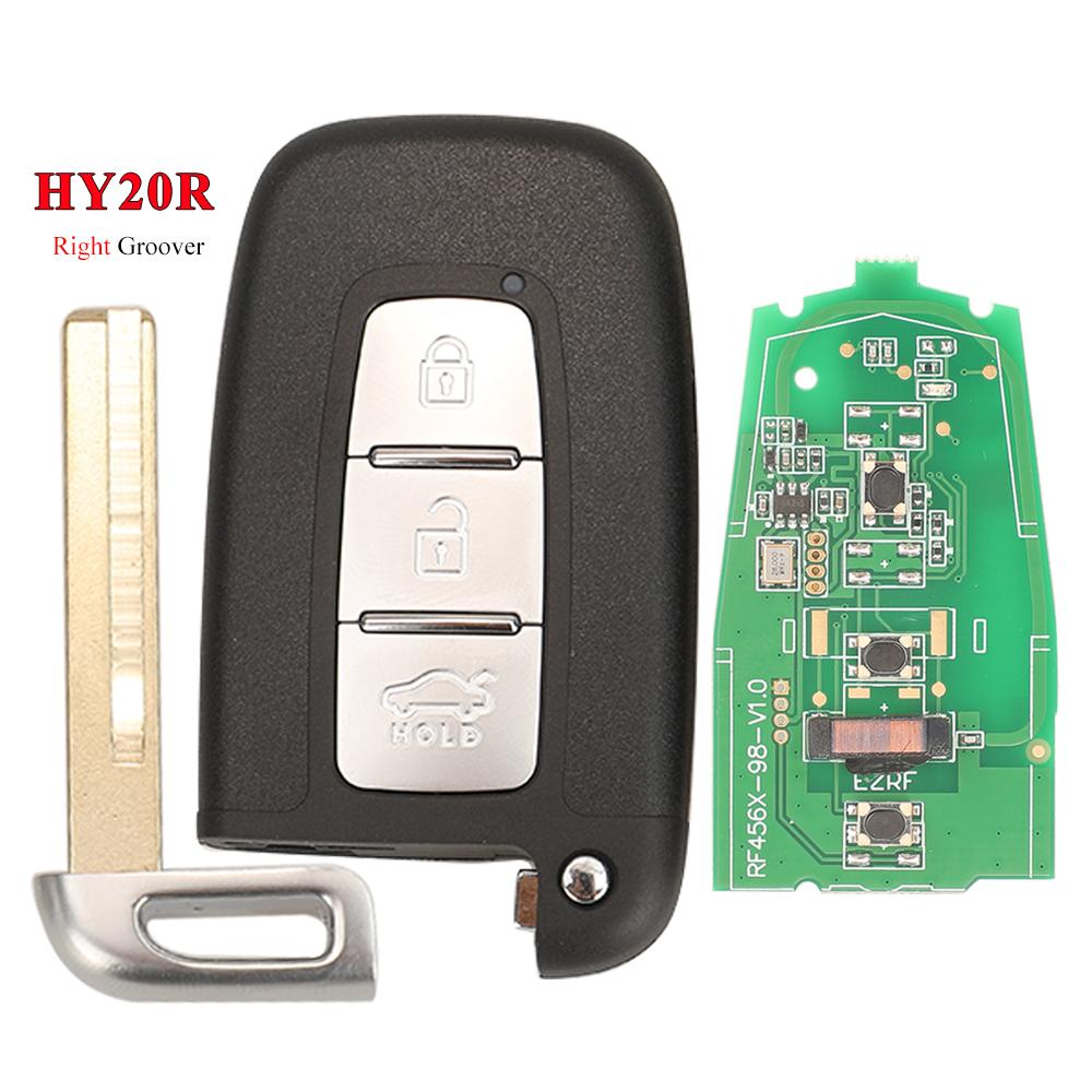 Jingyuqin 433Mhz Car Remote Smart Key for HYUNDAI Tucson IX35 Accent Veloster Sonata Solaris SantaFe Verna I45 I30 SVI-MDFEU03