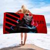 Animation K-Kaiju No.8 Beach Towel Colorful Bath Towels for Girl Microfiber Quick Dry Custom Sand Free Beach Yoga Spa Gym Pool