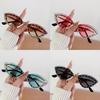 Cat Eye Sunglasses With Gold Metal Frame Uv400 Protection For Trendy Summer Outings