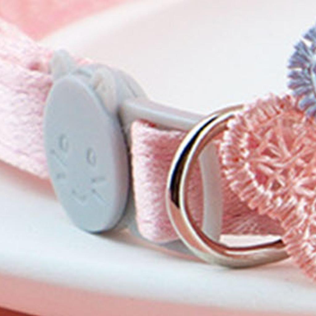 Haustierhalsband Verstellbar Weich Tragbar Niedlich Modisch Katze Fliege Halsband für Tägliches Spazierengehen Party