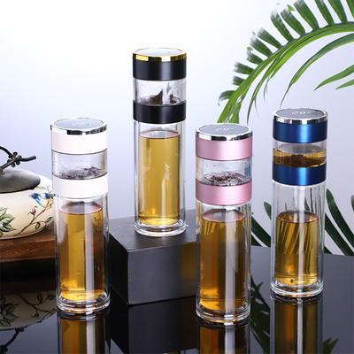 Intelligent Temperature Tea Separation Thermos Cup Office Car Tea Cup Stainless Steel