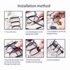 1Pair Press Lock Buckle Lazy Shoe Laces Elastic Round Shoelaces with For Kids Adults Suitable for A Variety of Shoes