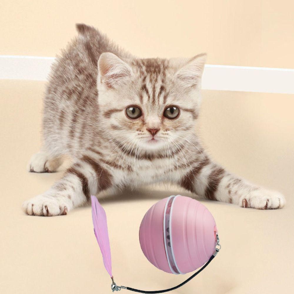 Rechargeable Cat Interactive Ball Automatic Self-playing Cat Ball Interactive Cat Ball Toy  Indoor