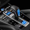 5 Piece Metal Car Central Console Gear Shift Knob Panel P Button Cover Trim For Porsche Cayenne 2018-2025 Interior Accessories