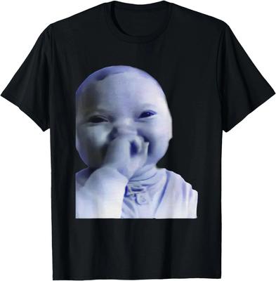Maglietta Meme Bambino AI Che Trattiene Le Risate