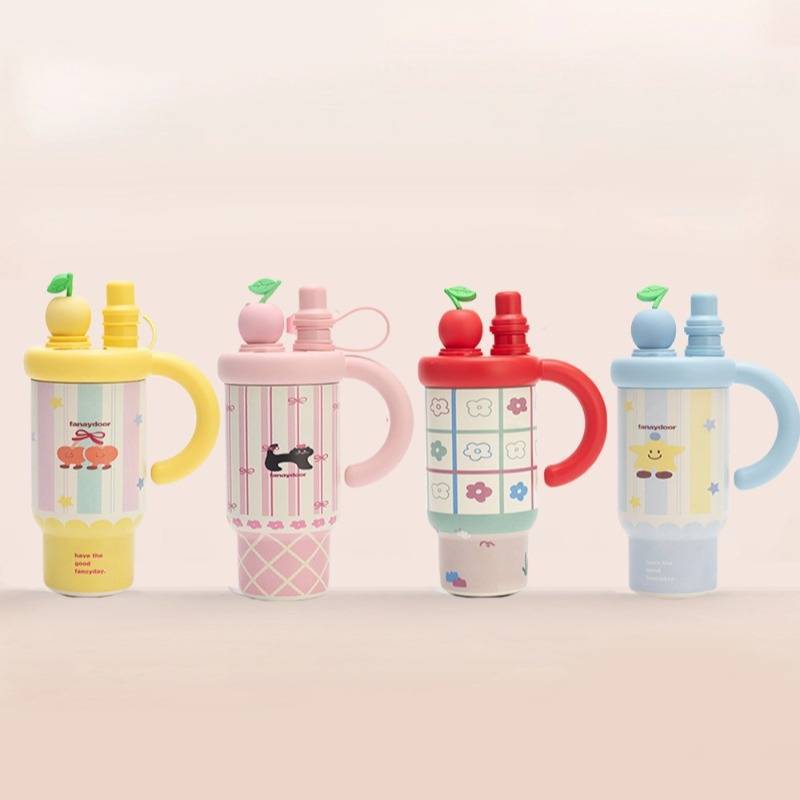 Double Wall Insulation Thermos With Handle And Tea Strainer For Daily Use