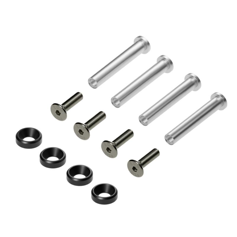 High Strength PC Cooling Fan Screws Universal Compatibility Toolless Installation for DIY Enthusiasts