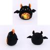 Halloween Cat Print Bat Plush Toy Animal Stuffed Doll Gift Home Decorations 32cm
