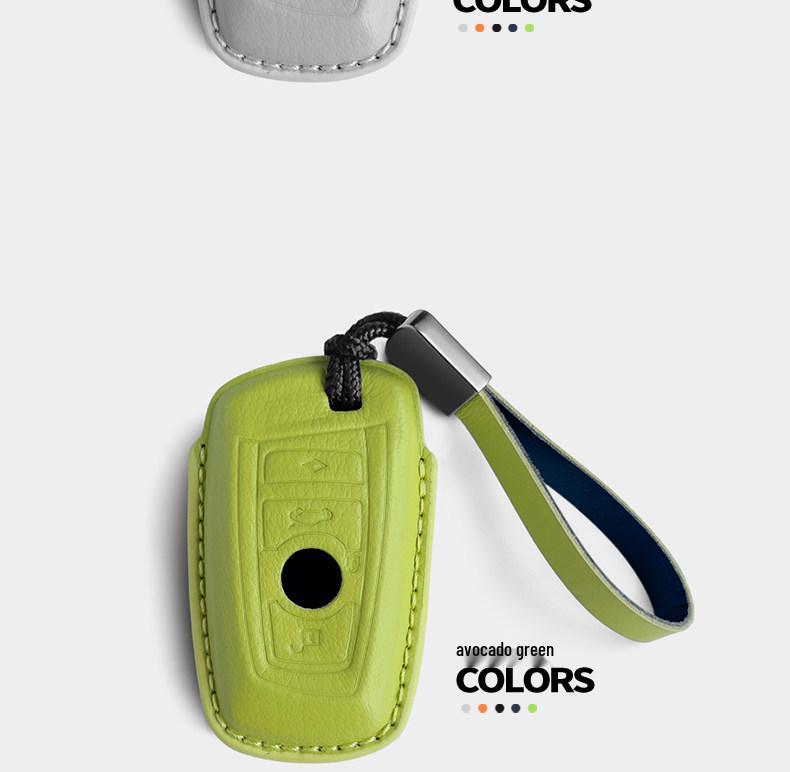 Originální kožené pouzdro na klíče pro starší modely BMW: Řada 3 GT, Řada 5, X1, X2, X3, X4, X5, X6