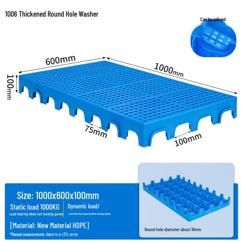 Waterproof Moisture-Proof Pallet Mat for Forklift and Washing Machine