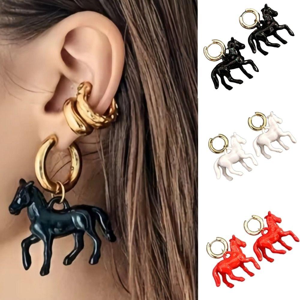 Exaggeration Cute Animal Earrings Charm Jewelry Creative Earrings  For Women