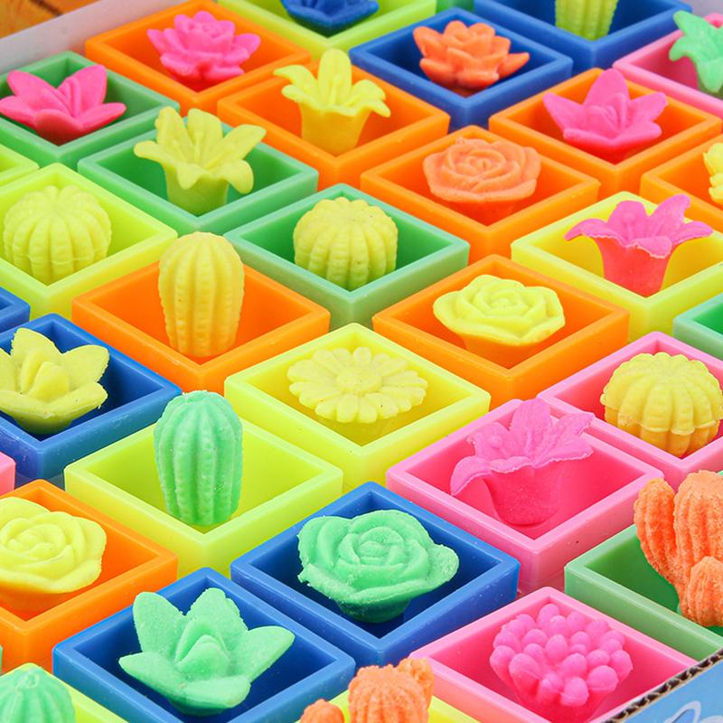 Creative Growing Up In Water Ornaments Set 10/20PCS Dinosaur Eggs with 10/20PCS Mini Flower Pot Festival Party Carnival Gift ZYF