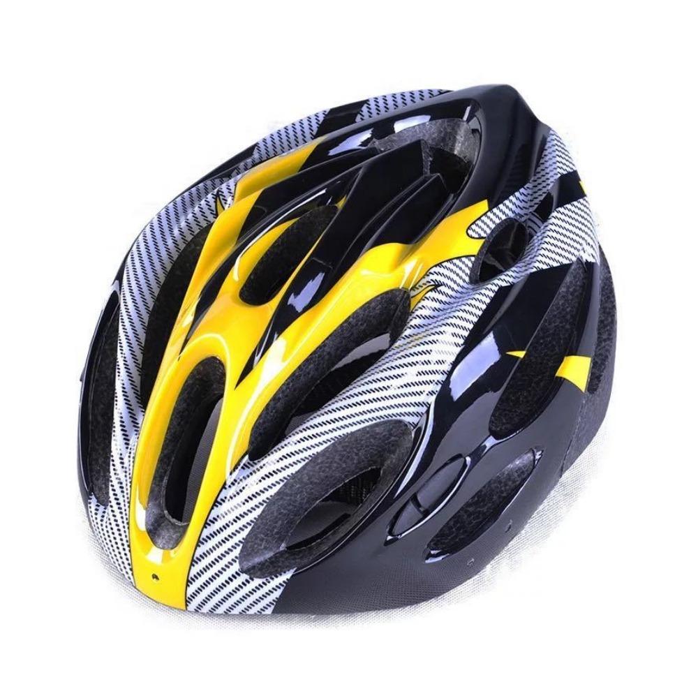 Bicycle Helmet Imitation Integrated Mountain Bike Carbon Fiber Breathable Sports Bicycle Riding Helmet