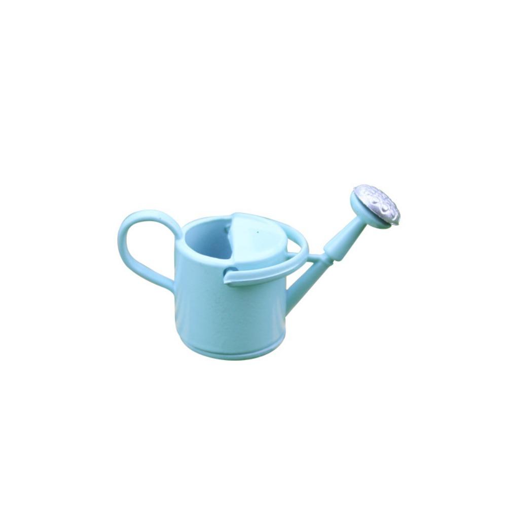 Simulated Mini Watering Can Model Lifelike Watering Can Ornament  Children синий