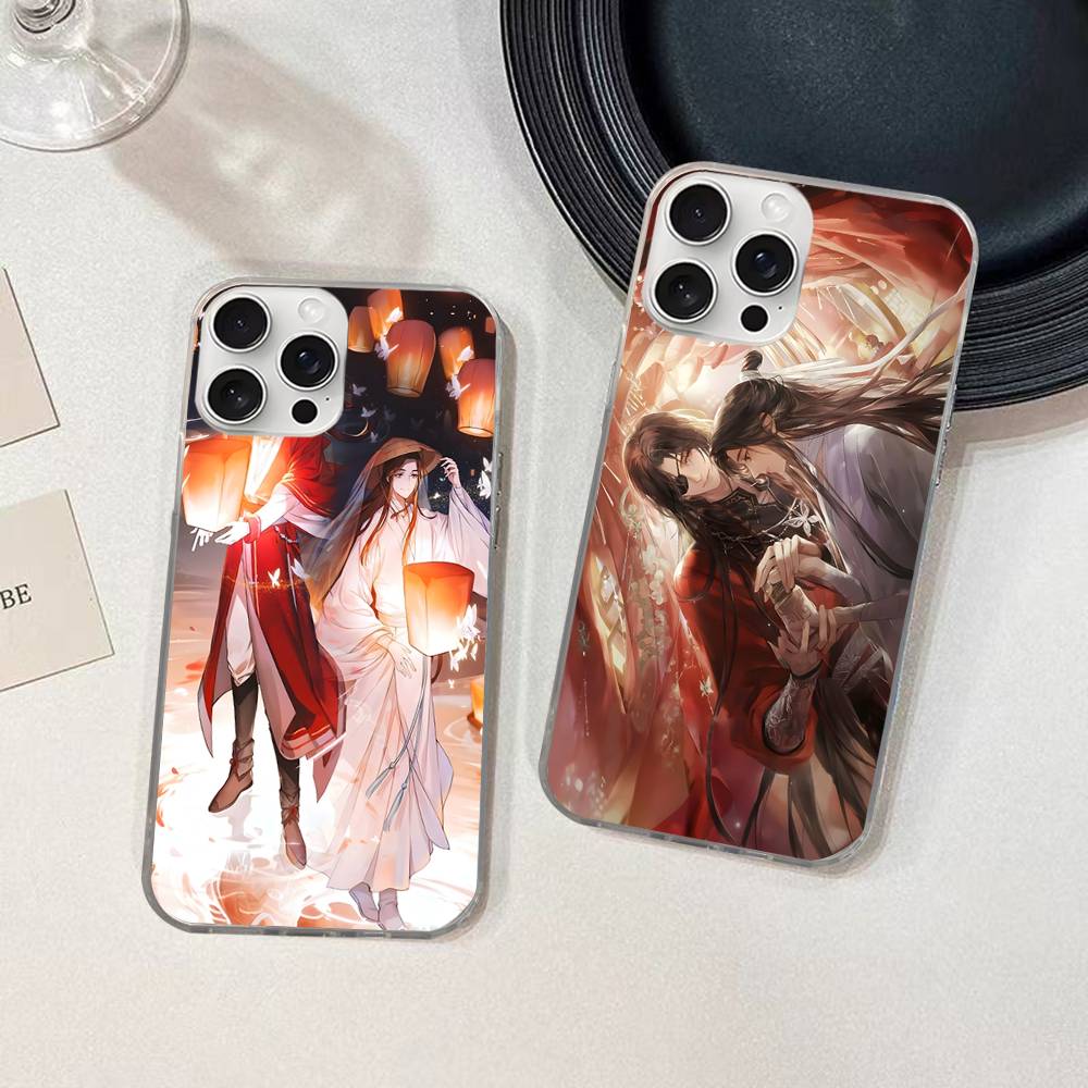 Heaven Officials Blessing Phone Case For IPhone 11 12 13 14 15 16 17 Plus Pro Max Satin Laser Glossy Cover