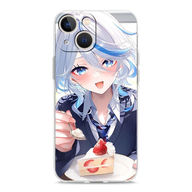Phone Case For iPhone 17 Air Cases iPhone 16 15 12 13 14 Pro Max SE 7 8 Plus iPhone11 Clear Cover Genshin Impact Lovely Furina