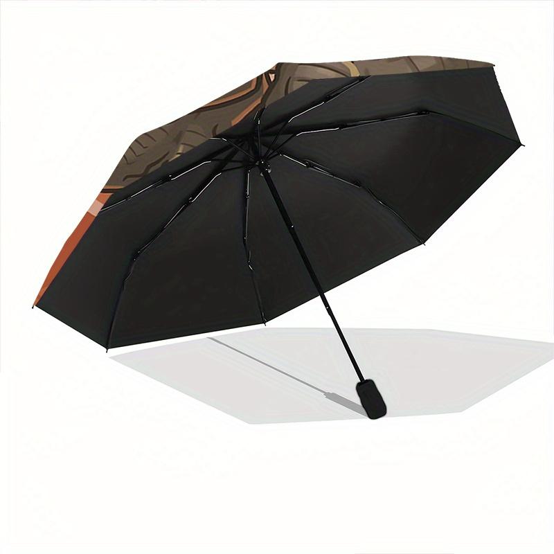 1pc Dinosaur Durable Cartoon Folding Umbrella,Compact Umbrella for Men and Women, Suitable for Travel or Daily Use.N033