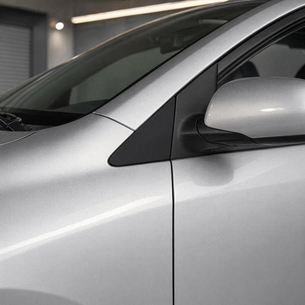2PCS Black Fender Corner Cover Side Mirror Trim for Corolla 2008-2013 Body Panel Repair