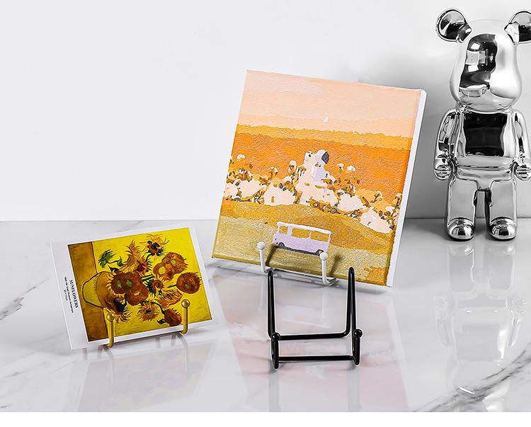 European Wrought Iron Easel Photo & Painting Holder