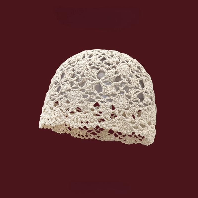 1Pc LaceCrochetVintageKnittedHat,vintageDressing,photography,handmadeCrochetDelicateDecoration,vintage Fashion Decoration Item