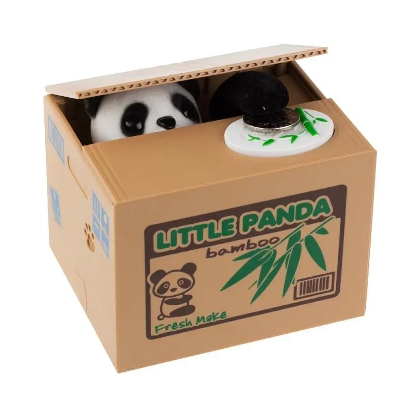 Cassaforte Elettronica per Bambini Salvadanaio Carino Gatto Panda Maialino Deposito Monete Assicura Risparmio Sicuro di Denaro e Strumenti di Educazione Finanziaria